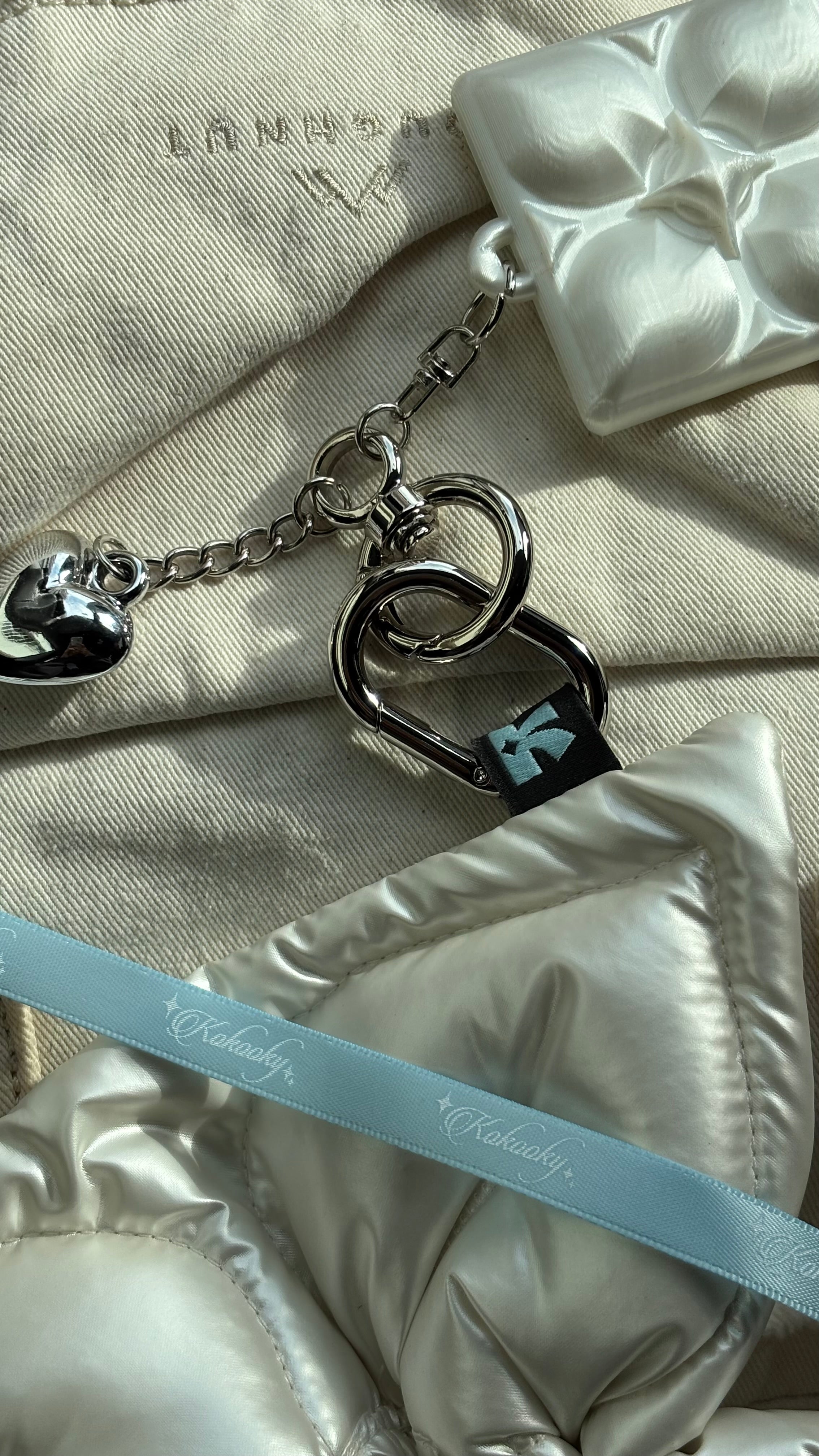 ✦ Puff-Puff Mirror Keychain ✦