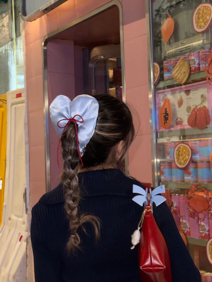 Kokooky X Love In Reality / Heart Puffer Scrunchie