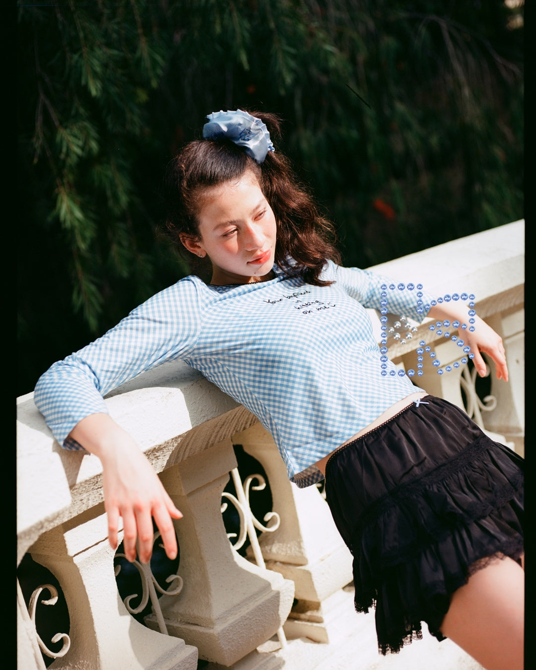 Stage-Ready Set ✦ Ballet Grip Socks + Ruff-Ruff Scrunchie
